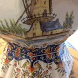 Desvres earthenware vase