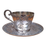 Christofle Gallia silver-plated chocolate cup