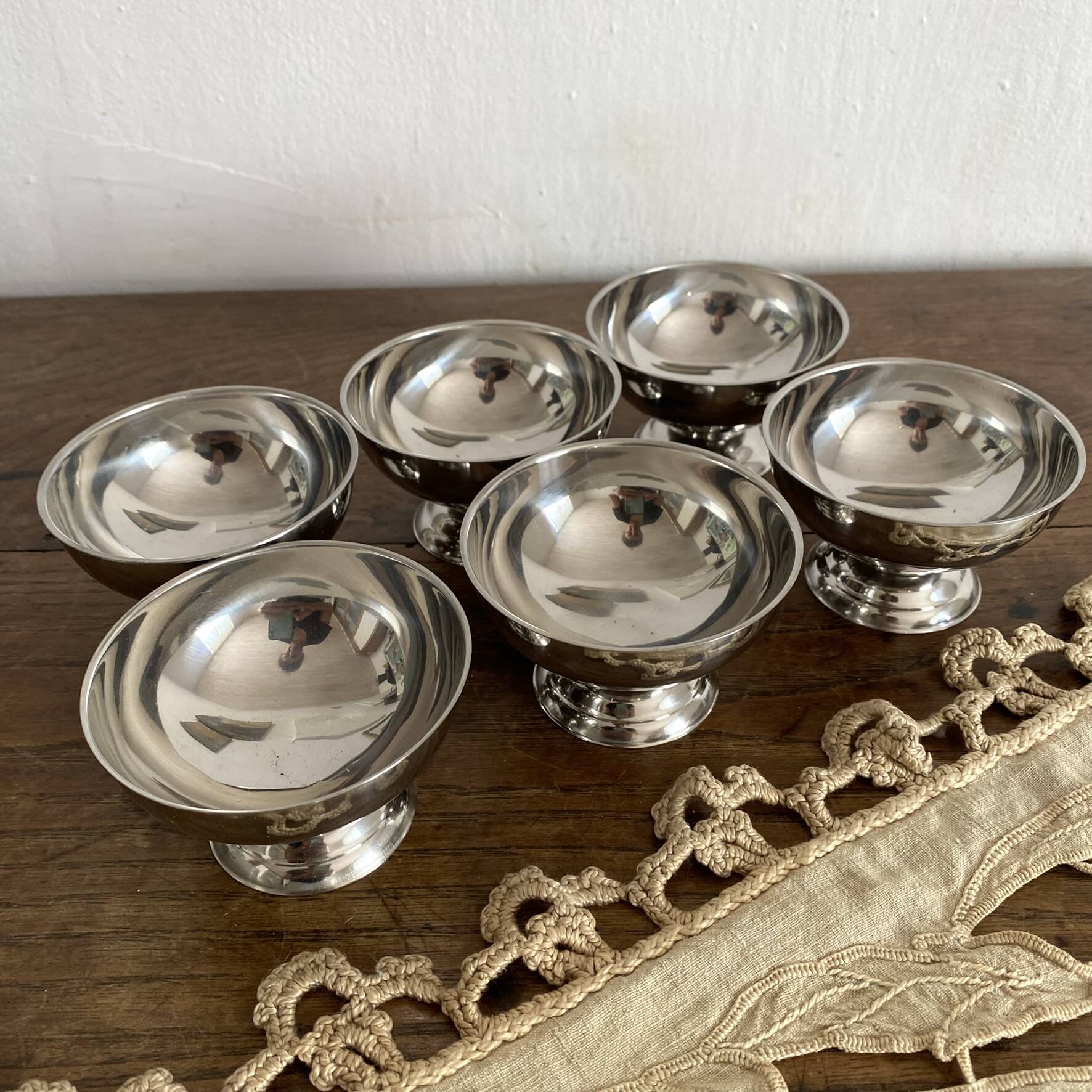 Coupes à glace en inox