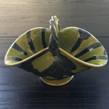 Olive green empty pocket basket