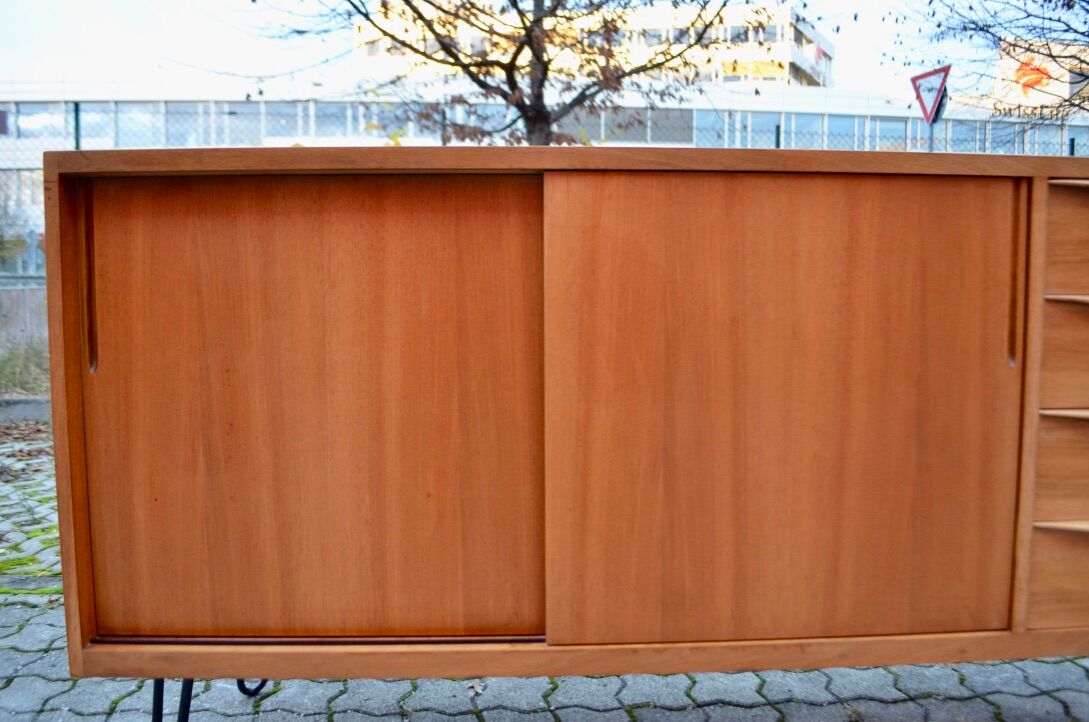 German Mid-Century Walnut Sideboard from A.M.T.