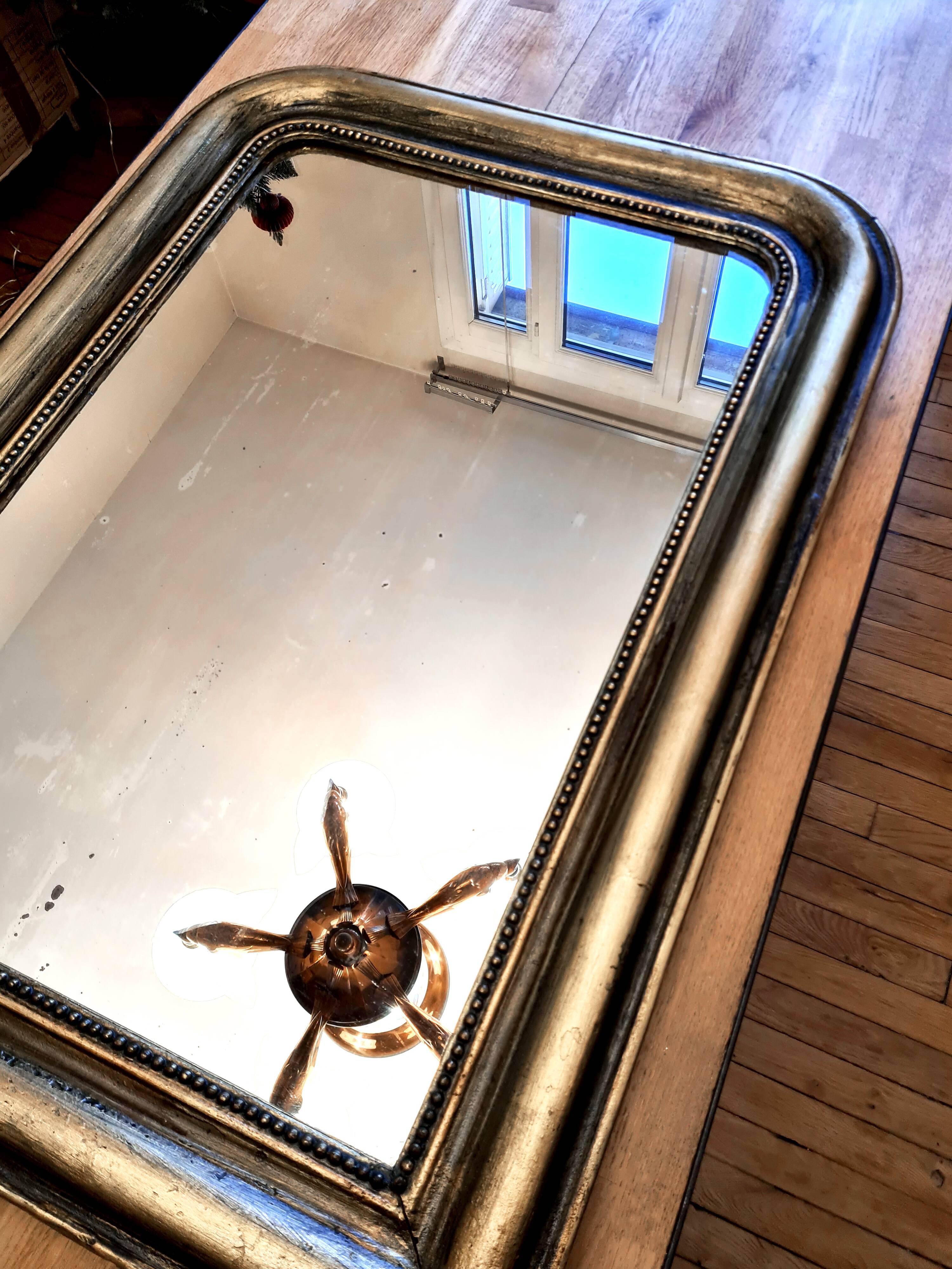 Antique Louis-Philippe mirror "Léonard"