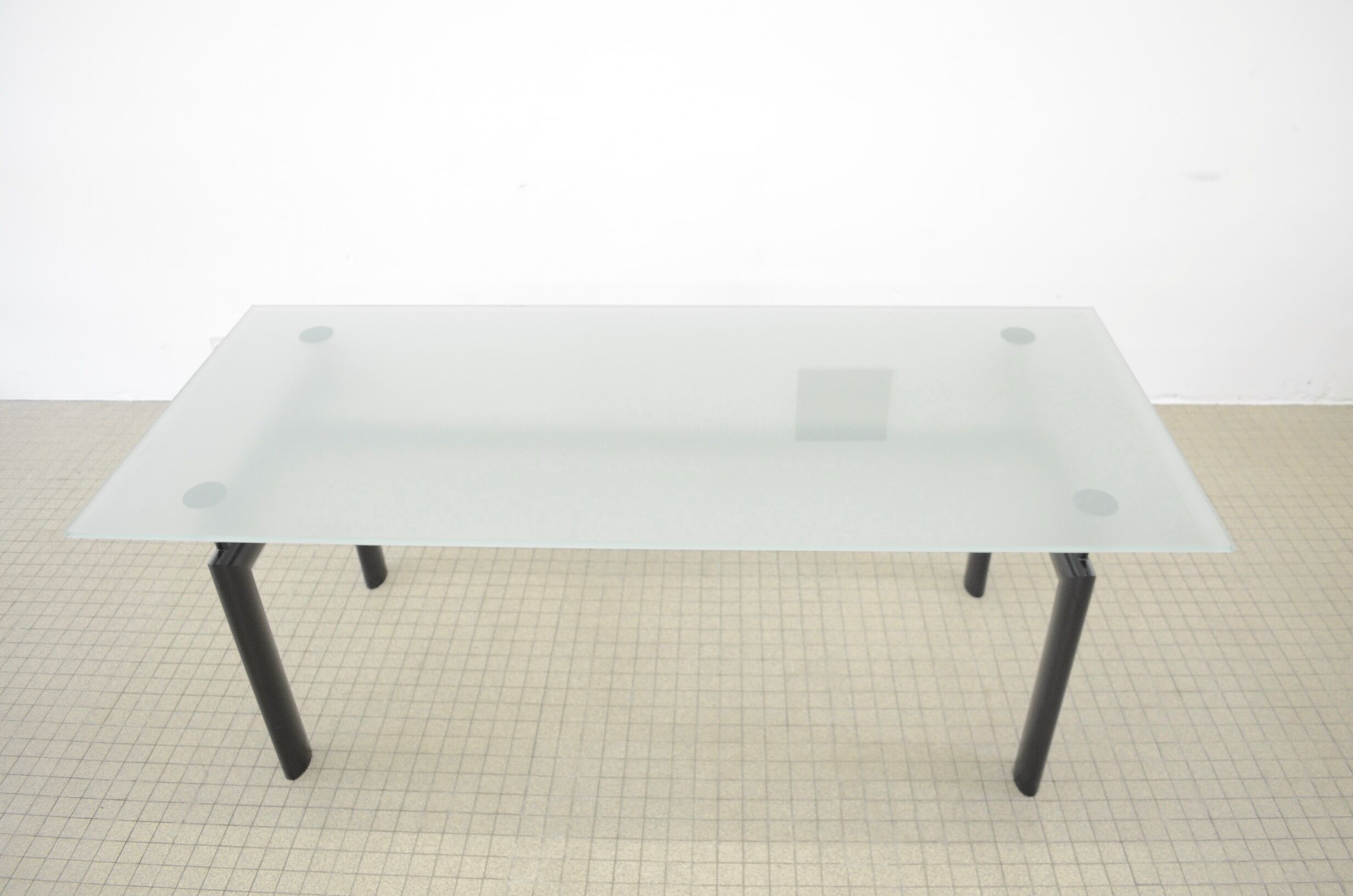 Dining table LC6 by Le Corbusier, Cassina edition 1928