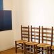 Brutalist straw chairs - Dlg Charles Dudouyt, early 20th century