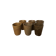 Lot 6 cups in earth-coloured stoneware