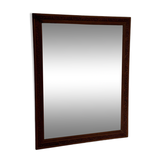 Miroir bois vintage art déco / art nouveau