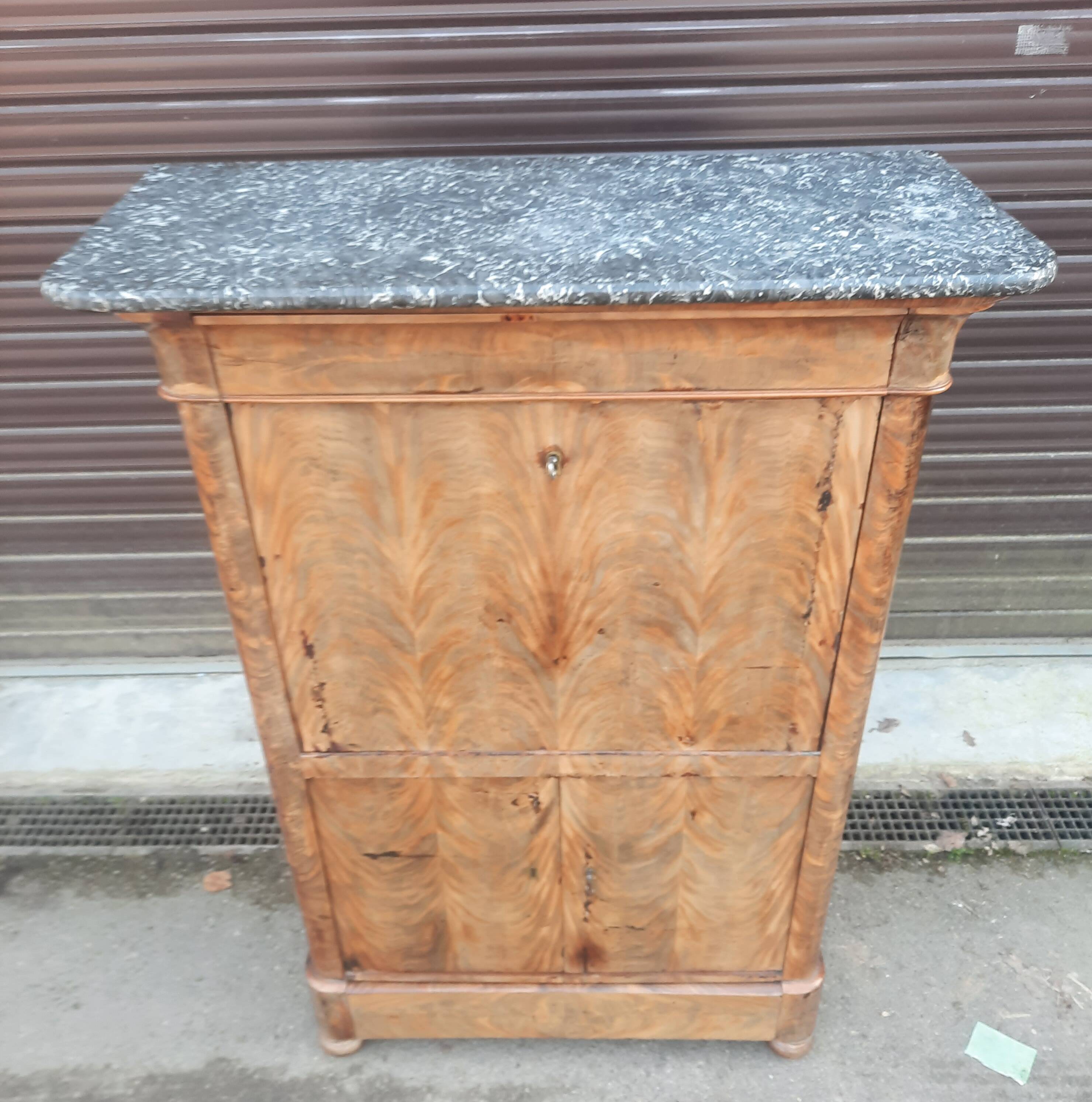 Louis Philippe secretaire in mahogany