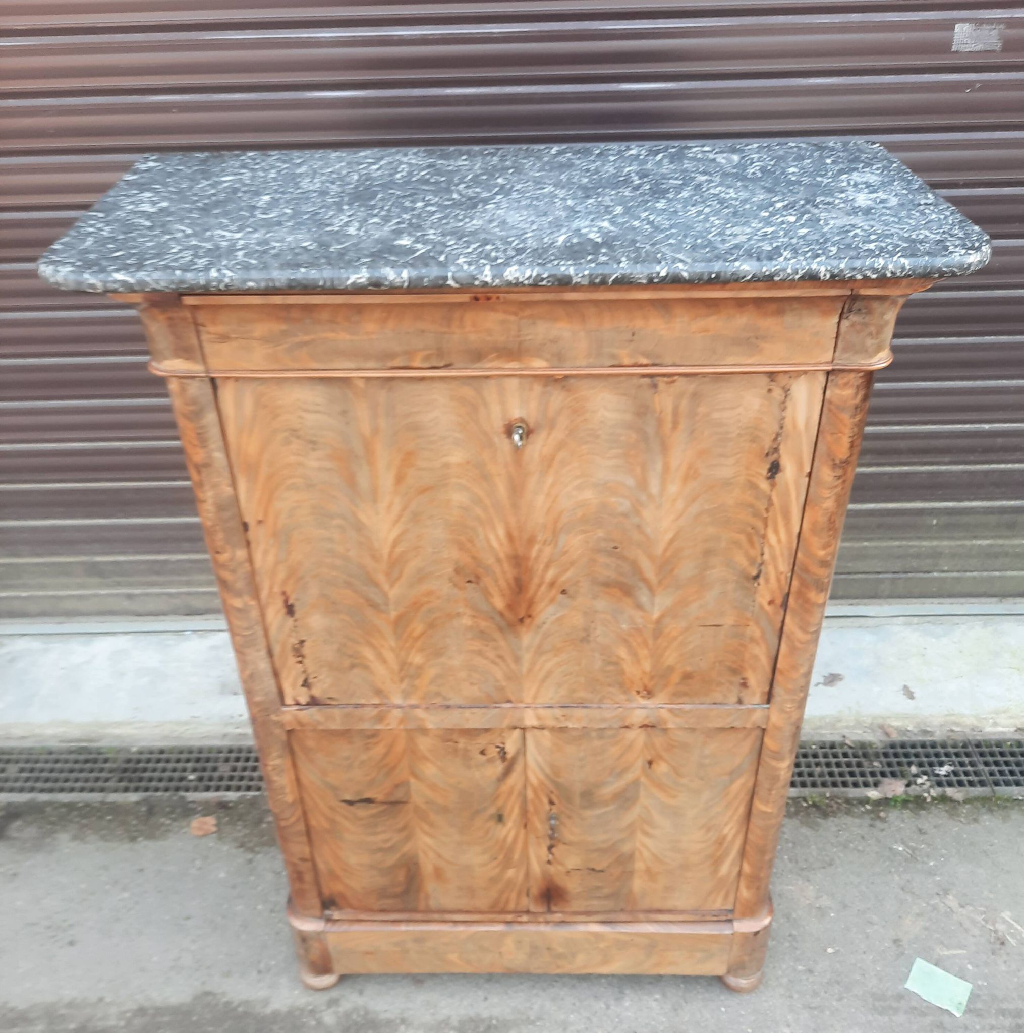 Louis Philippe secretaire in mahogany