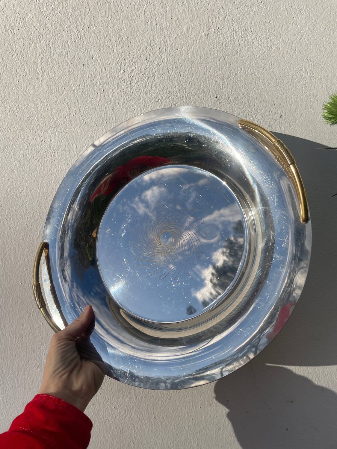 Italian round dish 1970 Giorino