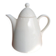 Vintage white ceramic teapot / coffee pot