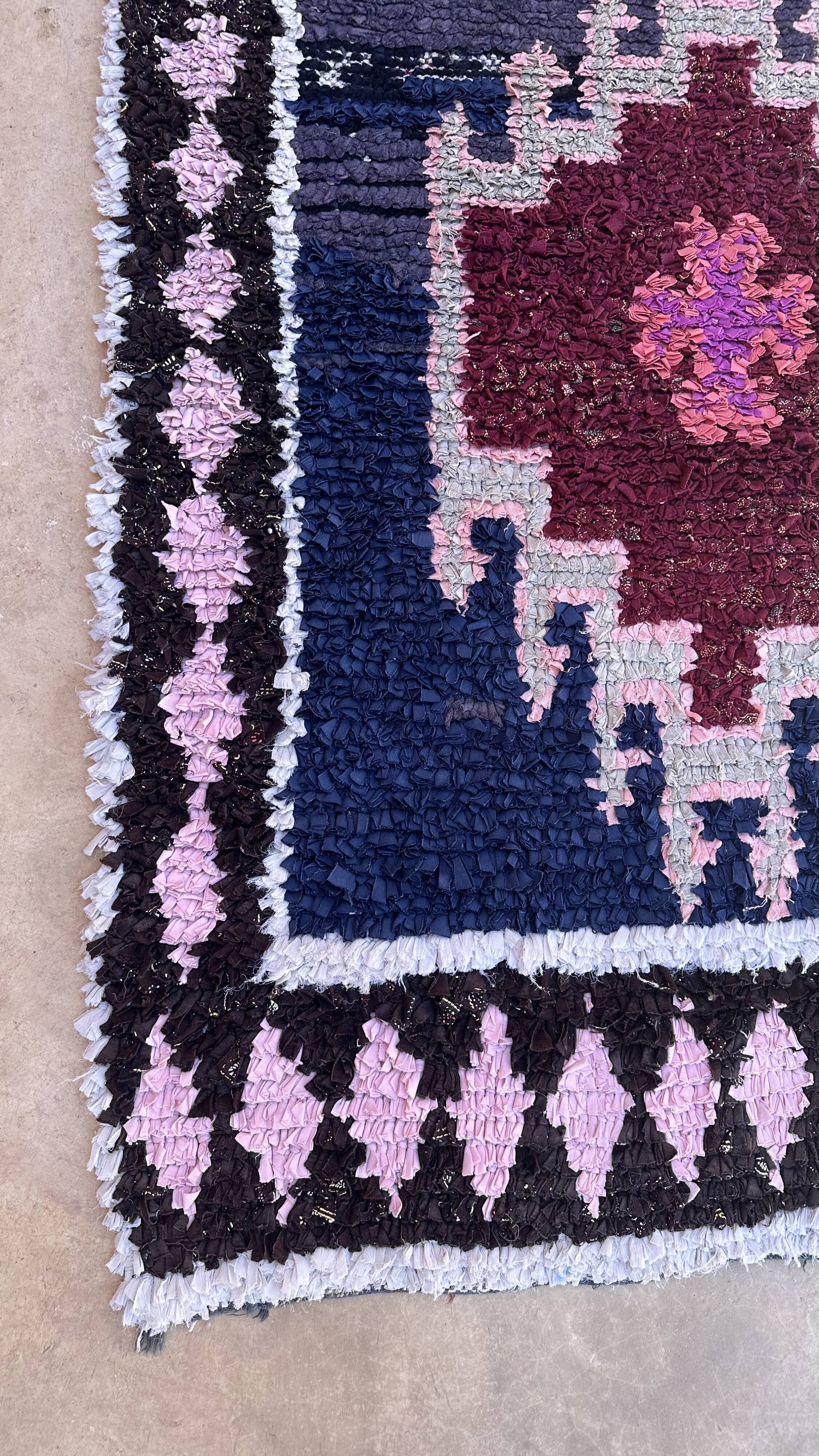 Moroccan Carpet - 92 x 219 cm