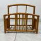 Vintage bamboo magazine rack