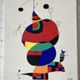 Oil painting on canvas surrealist woman, bird, star