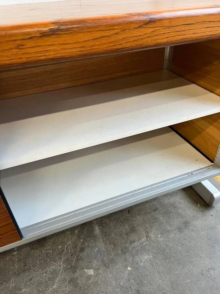 Sideboard, office furniture in wood and metal