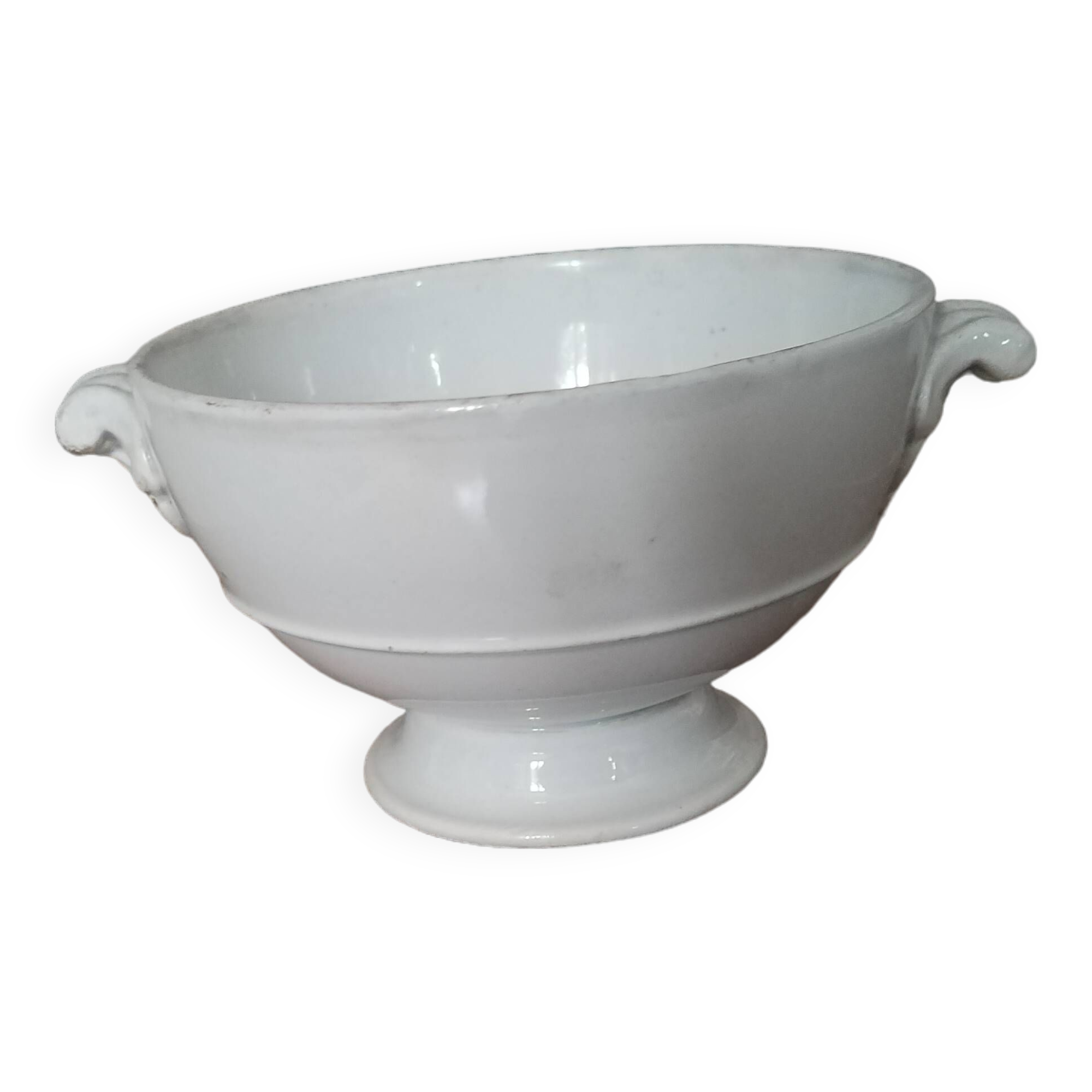 Small bowl with worked handles Creil et Montereau