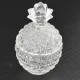 Sugar bowl / Candy dish pineapple crystal 1970