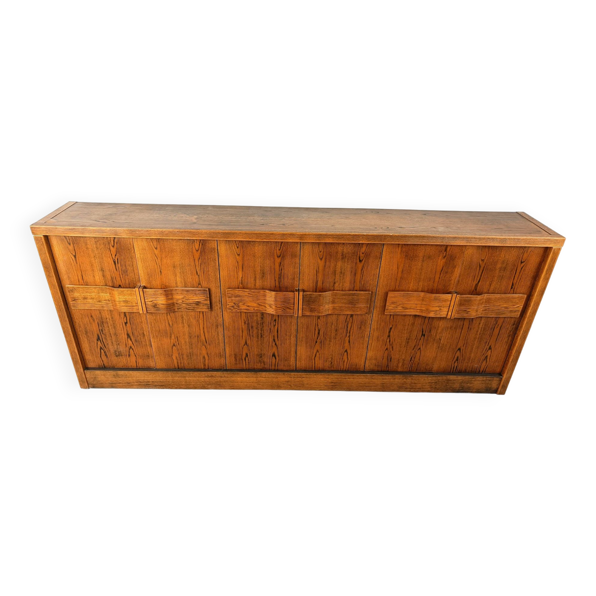 Vintage brutalist credenza, 1970s