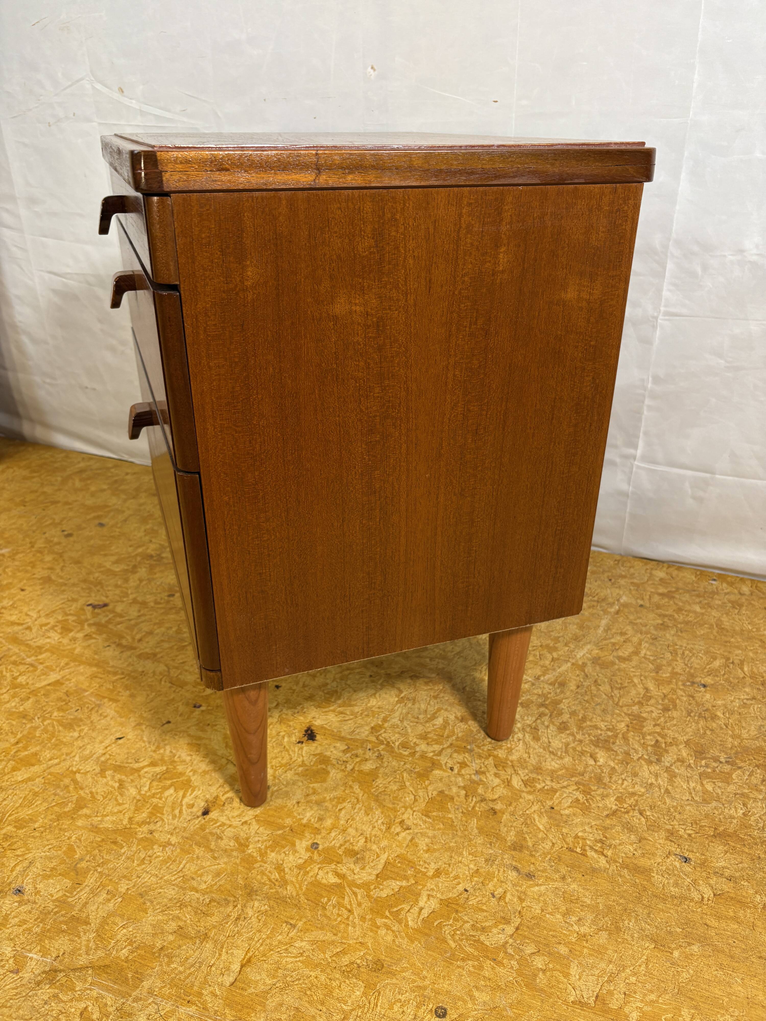 Pair of teak bedside tables by Stag, 1960-1970