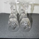 Set of 6 crystal glasses signed with original box