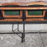 4 seater cinema bench