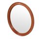Miroir rond Pedersen et Hansen en teck