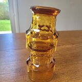 Set of 6 vintage amber glasses, Italy