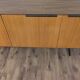 Scandinavian teak and metal sideboard