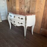 Louis XV style chest of drawers stamped Delorme