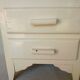Old storage cabinet with two drawers