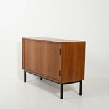 Scandinavian Teak Sideboard with Tambour Door