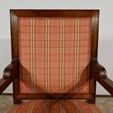 Solid Mahogany Armchair, Directoire Period – Early 19th Century
