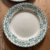 Set of 10 Moulin des loups plates