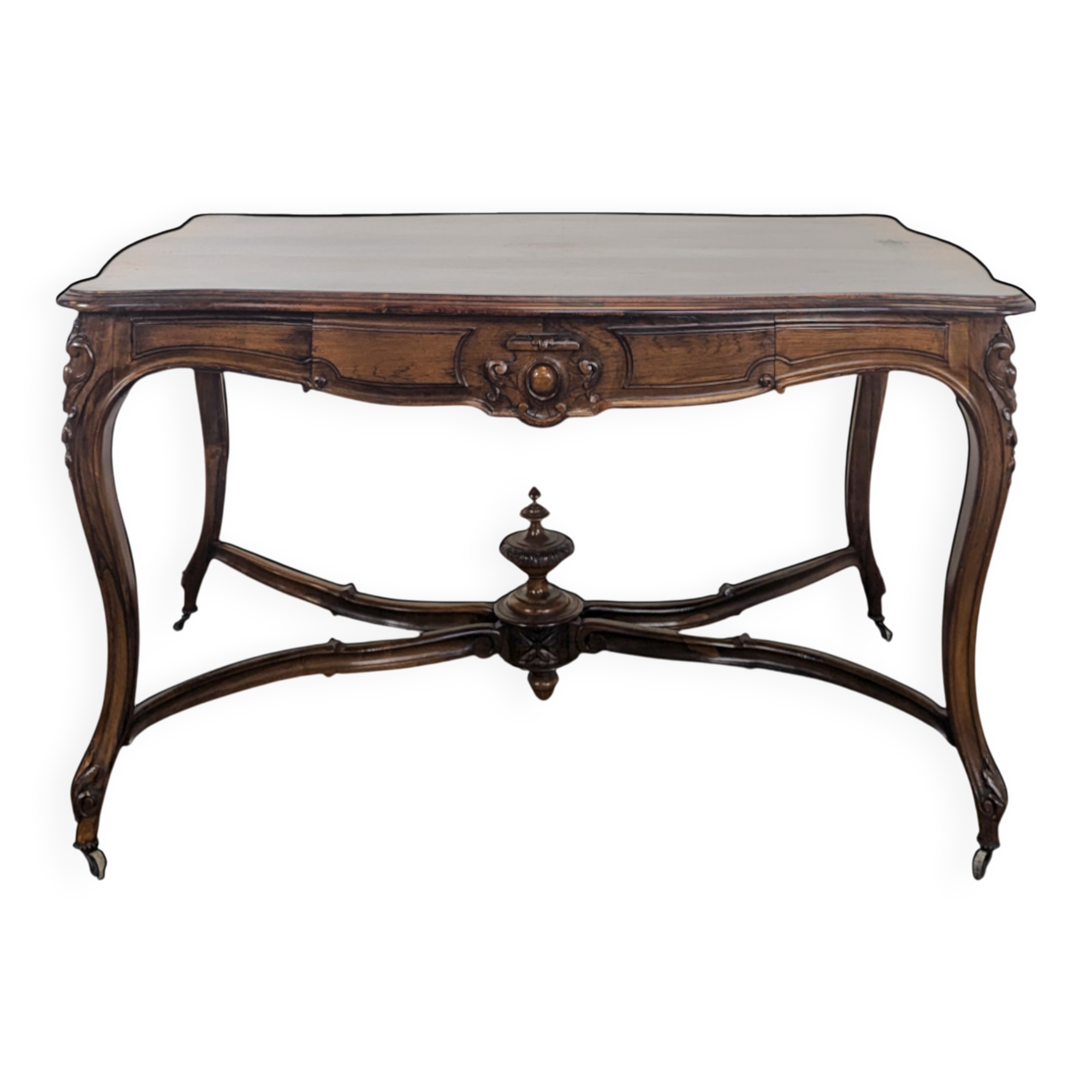 Napoleon III period rosewood center table