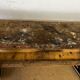 Old vintage wooden workbench