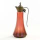 Carafe, Art Nouveau, glass, Czechoslovakia, early 20th century