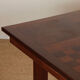 Wood and brass dining table, French craftsmanship, 1940.