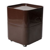 Brown Componibilli by Anna Castelli Ferrieri for Kartell