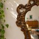 Large vintage baroque mirror in Rococo Louis XV style.