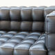 Kubus Sofas, Two Places by Josef Hoffmann for Wittmann, 1980s, Set of 4