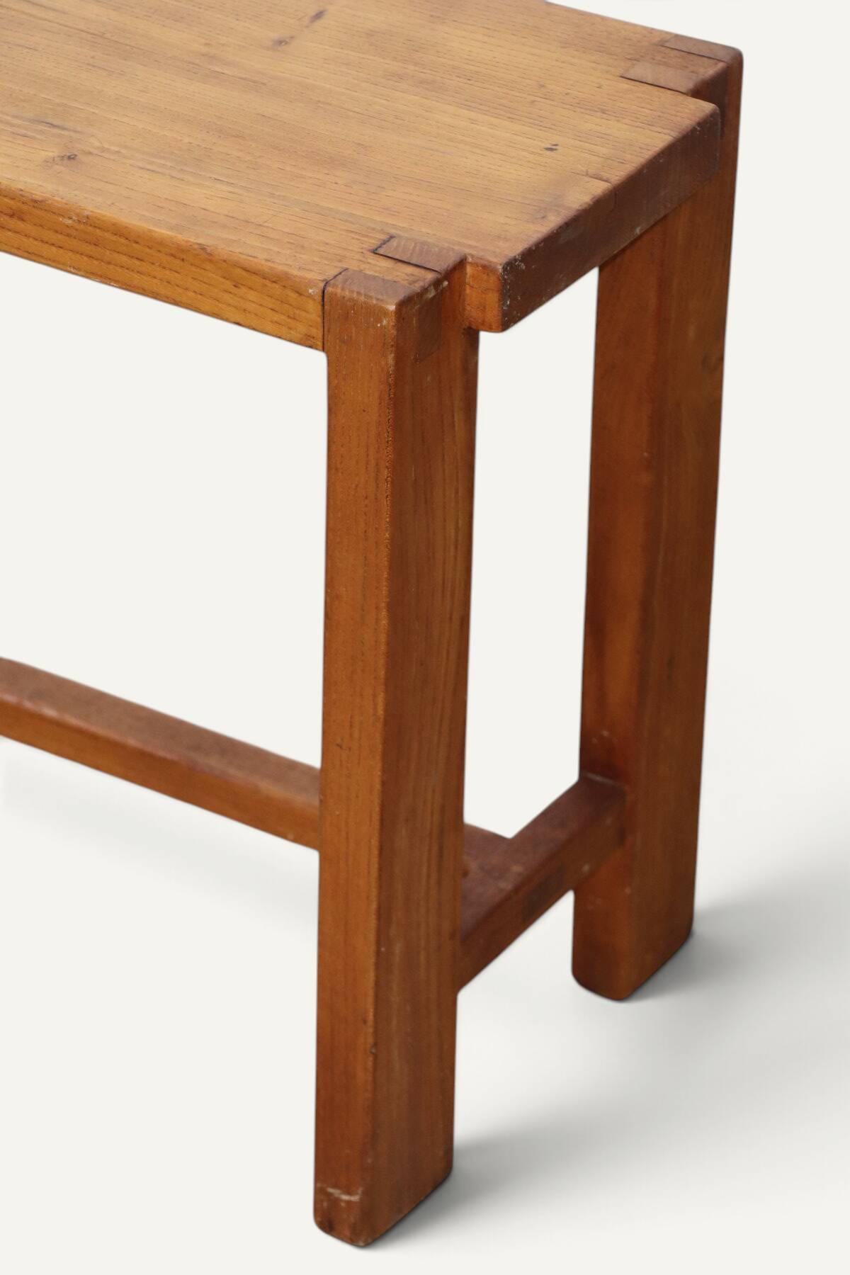 S09 bench in solid oak by Pierre Chapo – 1970s