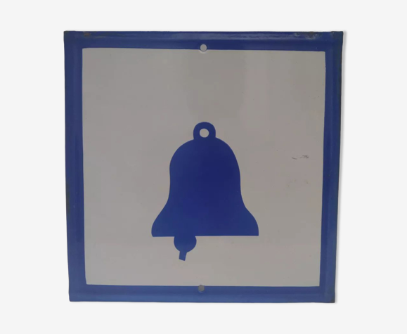 Enseigne en émail vintage Bell
