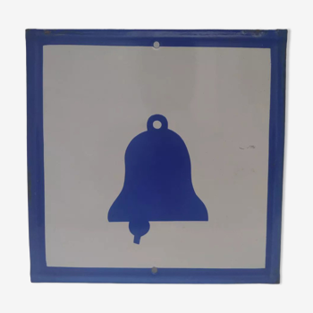 Vintage Enamel Sign - Bell