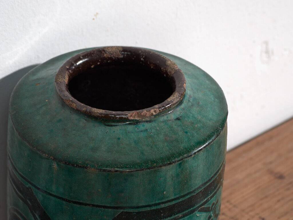 Antique vase with plant details (circa 1820) #33