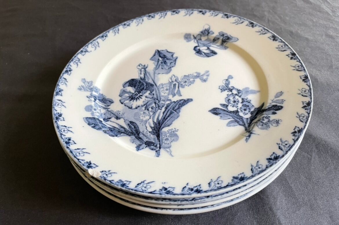 Dessert plates Sarreguemines model Stella