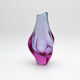 Sommerso Vase Alexandrite Miloslav Klinger ZBS - Vintage Bohemian Glass
