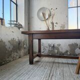 Rustic farmhouse table, solid oak, 2m