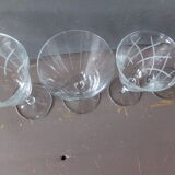 set of 6 mismatched glasses
