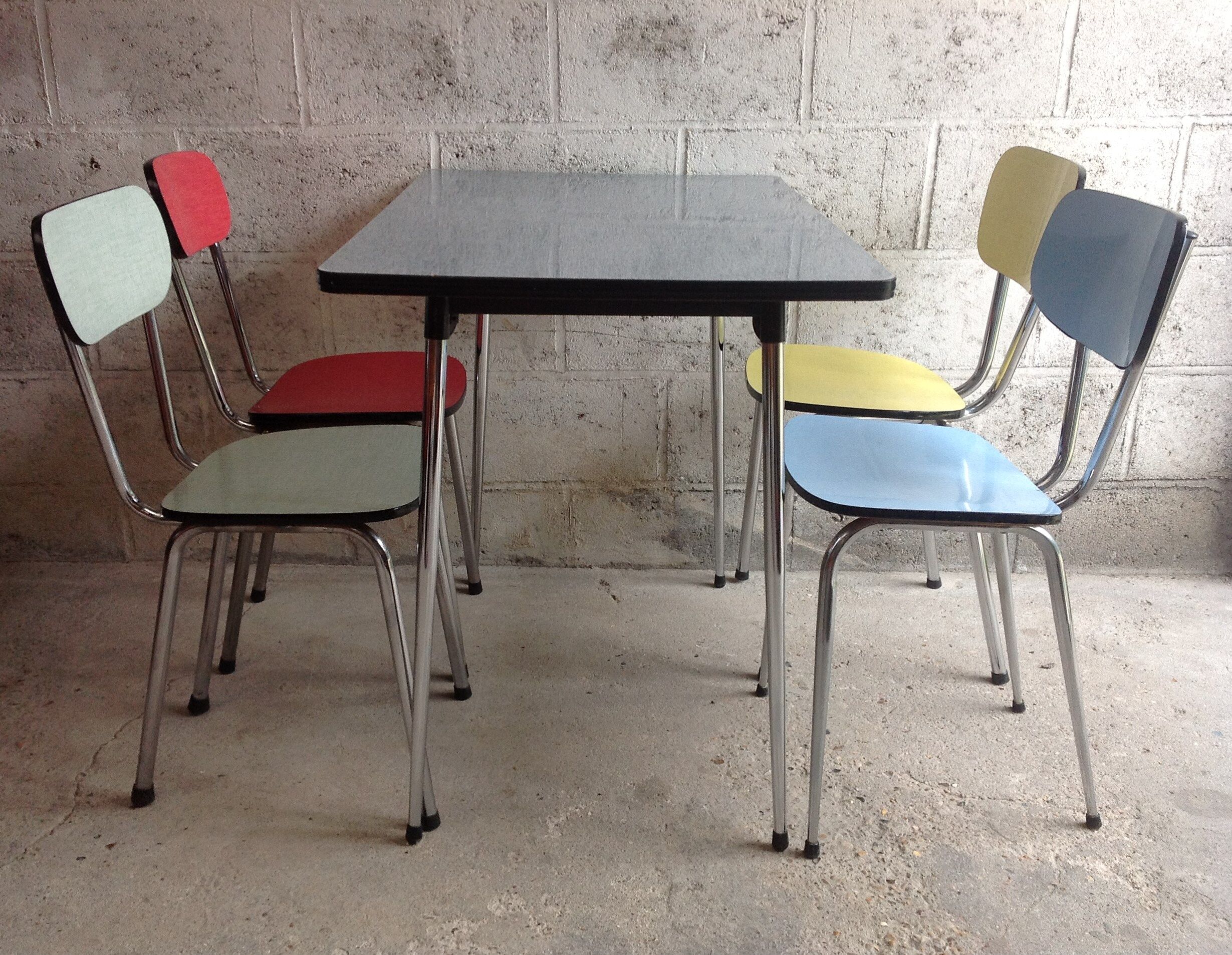 Formica table and chairs