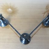 Coat rack in bakelite 3 patères color 60s