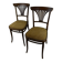 Paire de chaises Thonet à palmette Art déco. Modèle 221.